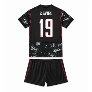 Kanada Alphonso Davies #19 Jalkapallovaatteet Lasten Vieraspeliasu MM-kisat 2026 Lyhythihainen (+ Lyhyet housut)